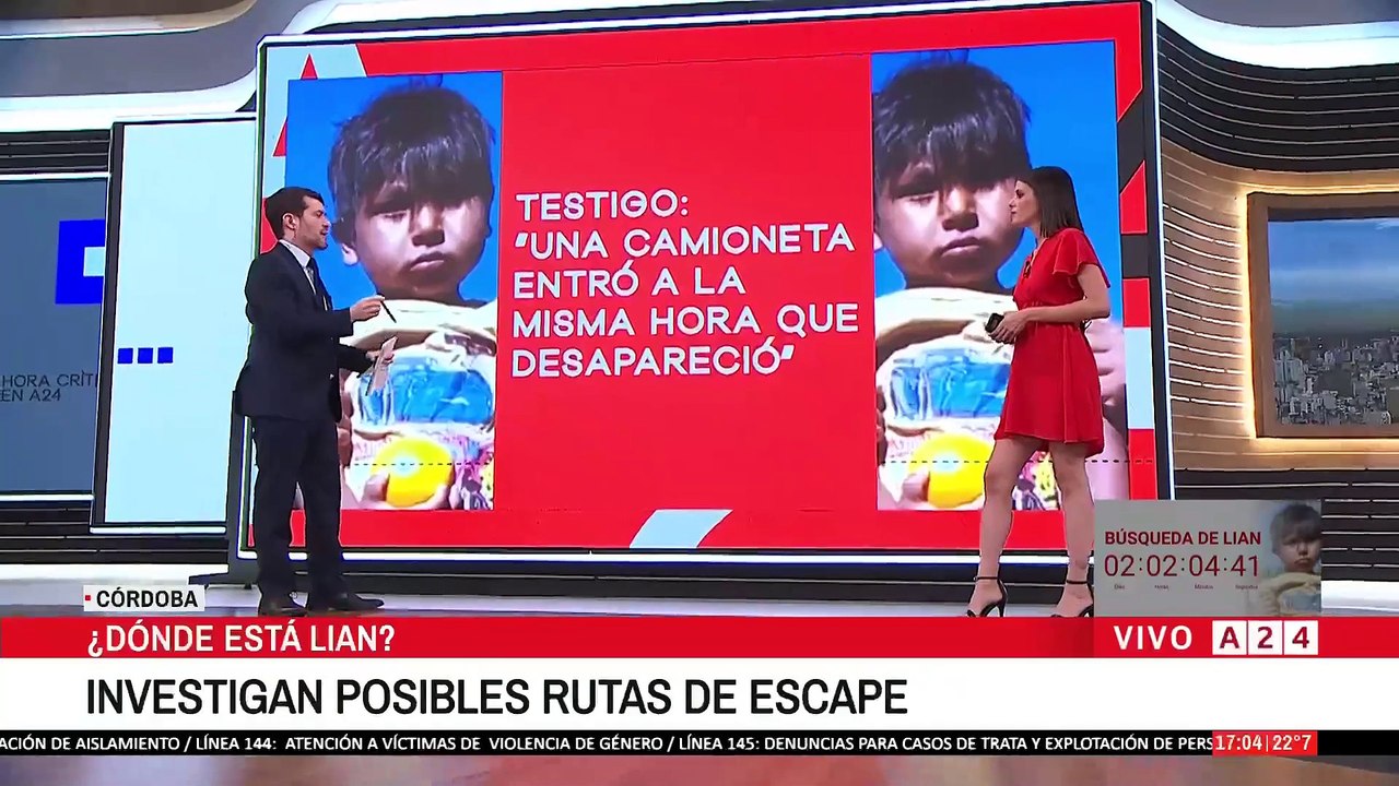 🚨BÚSQUEDA DE LIAN EN CÓRDOBA: "LAS PRIMERAS 72 HORAS SON DE ORO"