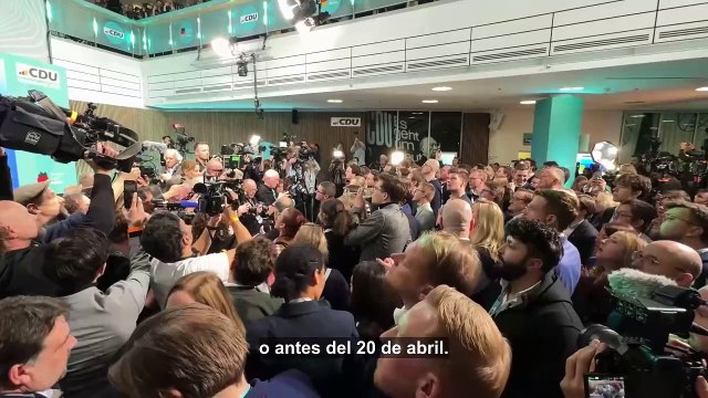 Merz da muestras de querer agilizar las negociaciones de coalición entre la CDU y el SPD