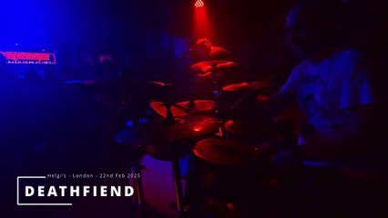 Deathfiend - Drum Cam - Helgi's 22nd Feb 2025