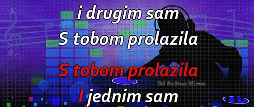 Od izvora, vode dva putića - Lepa Lukić (uživo karaoke)