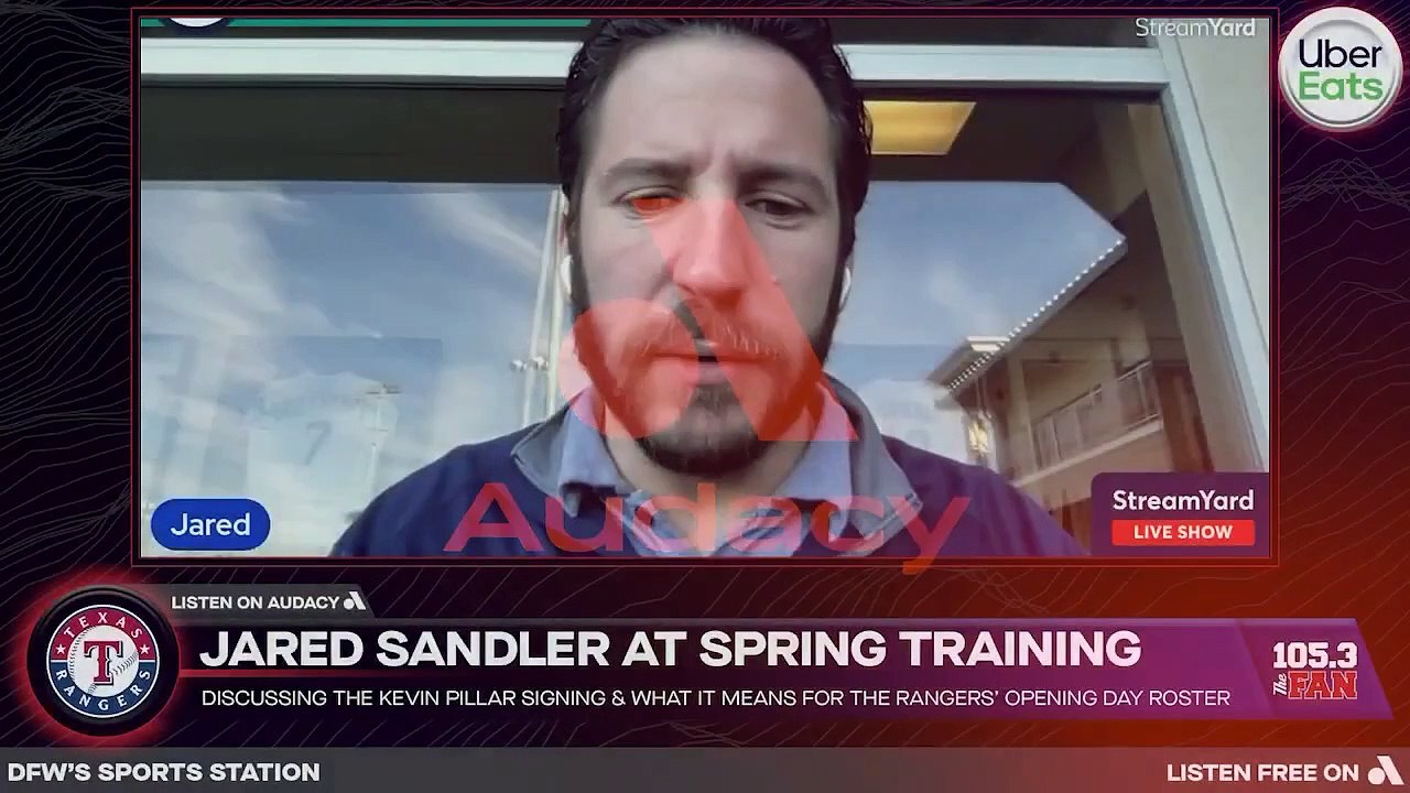 Jared Sandler talks the Rangers Opening Day roster projections & signing Kevin Pillar