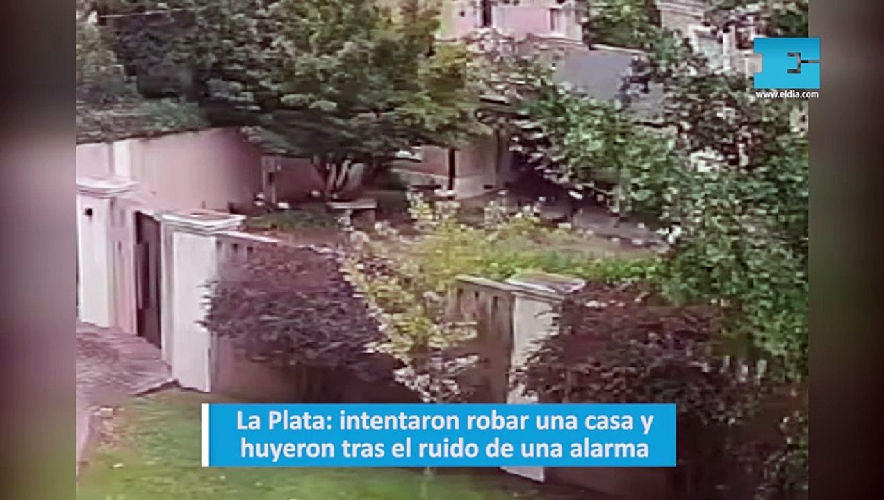 La Plata intentaron robar una casa y huyeron tras el ruido de una alarma