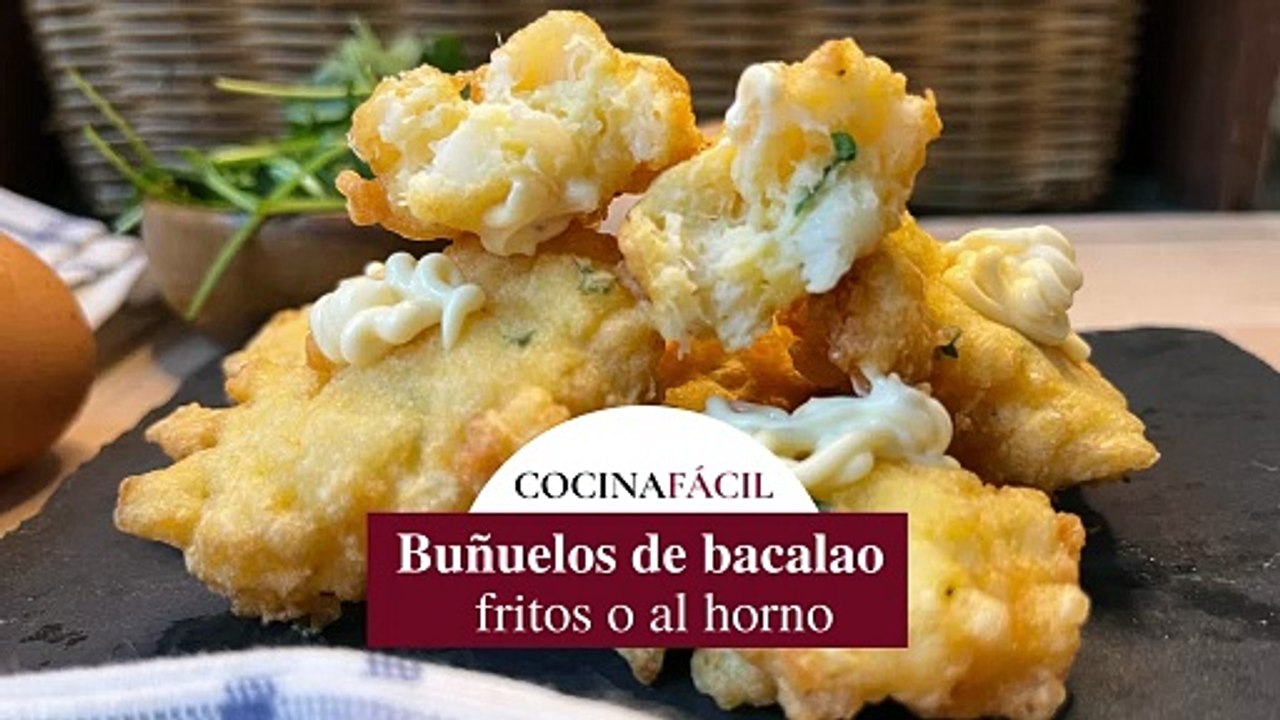 Buñuelos de bacalao fritos o al horno, receta de la abuela fácil y rápida que siempre triunfa