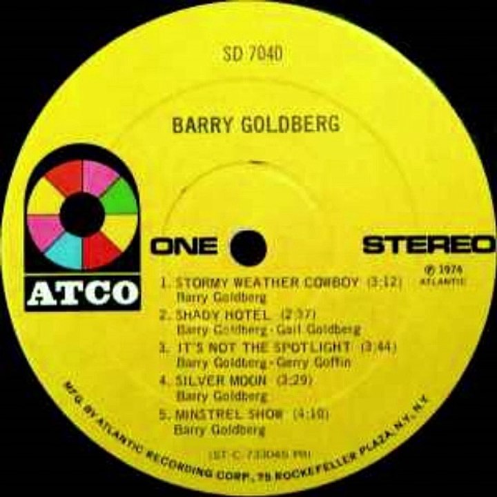Barry Goldberg – Barry Goldberg : Folk Rock, Country RockYear:1974