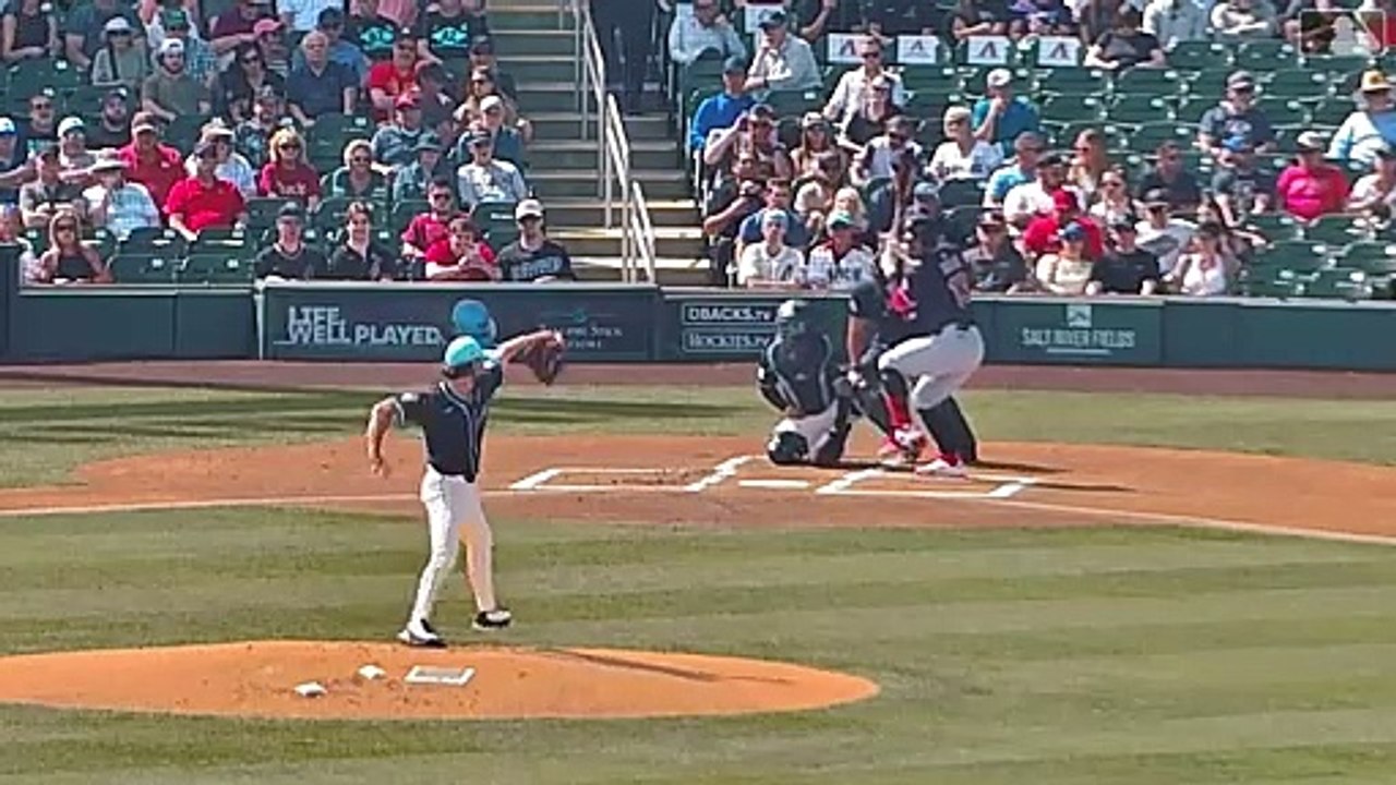 MLB: Gabriel Arias conecta descomunal jonrón en el Spring Training