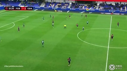 El primer gol de Alan Godoy: la gran esperanza del Barça B para la permanencia