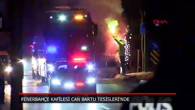 Fenerbahçe kafilesi derbi sonrası tesislere geldi