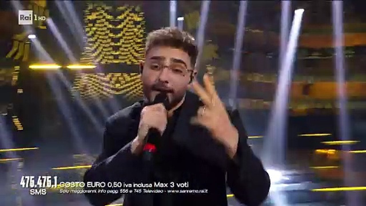 Rocco Hunt - Mille vote ancora @ Sanremo 2025 serata finale