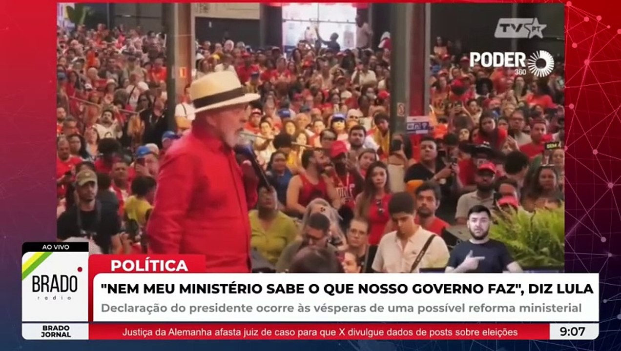 LULA PASSA VERGONHA E DIZ QUE NEM MINISTÉRIO SABE O QUE GOVERNO FAZ; OU SEJA, NÃO FAZ NADA!