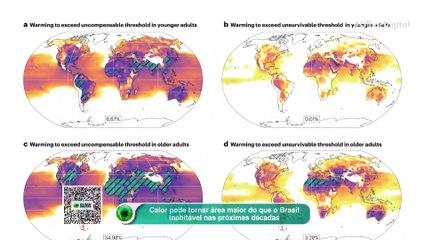 Calor pode tornar área maior do que o Brasil inabitável nas próximas décadas