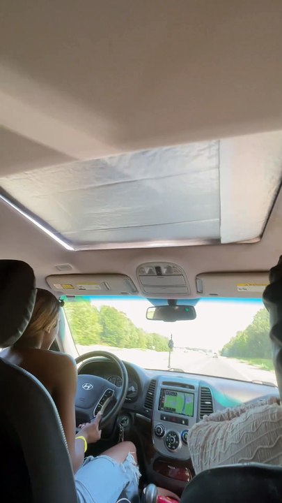Sunroof Flies Off While Driving