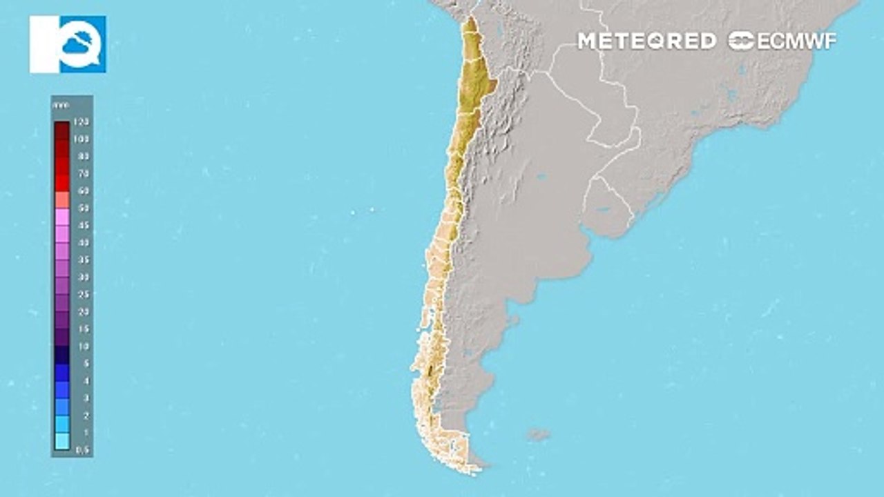 Lluvias en el altiplano y en el sur de Chile esta semana, con posibilidades que alcancen el centro sur.