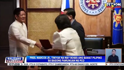 PBBM, tiniyak na may boses ang bawat Pilipino sa bagong pamunuan ng Presidential...