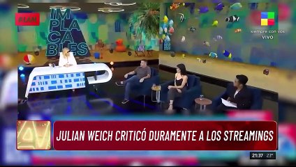 👀 Julián Weich DURÍSIMO contra los STREAMERS