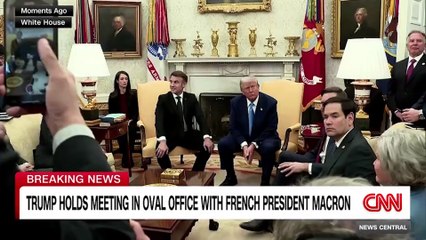 Macron interrupts Trump, clarifies how Europe gave money to Ukraine