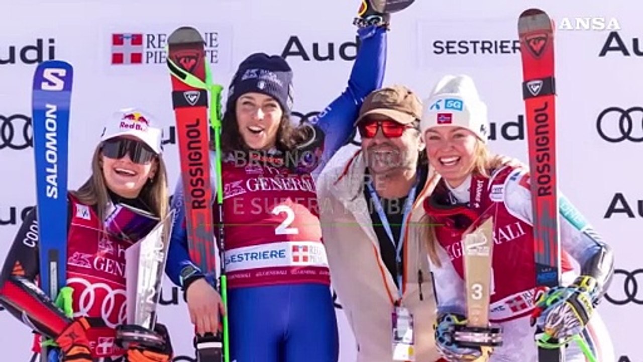 Brignone vince a Sestriere e supera Tomba