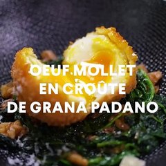 Format 1x1 Oeuf mollet en croûte de Grana Padano