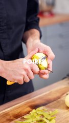 Tartelette aux poires, Grana Padano & amandes