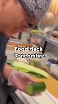 food hack tranches de légumes