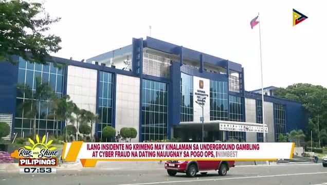 Ilang insidente ng krimeng may kinalaman sa underground gambling at cyber-fraud na dating nauugnay sa POGO operations, iniimbestigahan