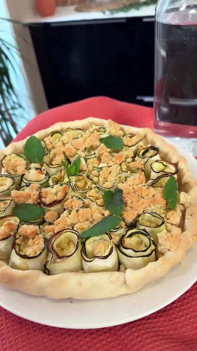 tarte crumble courgette