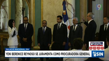 Magistrada Yeni Berenice fue juramentada como la nueva procuradora general de la República | Emisión Estelar SIN con Alicia Ortega