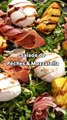 salade peche & mozzarella