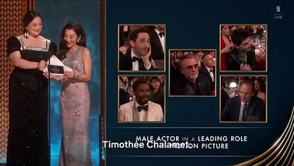 Timothée Chalamet: Award Acceptance Speech | The 31st Annual SAG Awards #timothéechalamet #sagawards