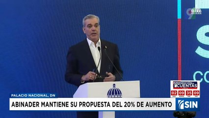 Abinader reitera aumento salarial de un 20% | Emisión Estelar SIN con Alicia Ortega