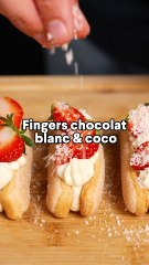 Fingers chocolat blanc & coco