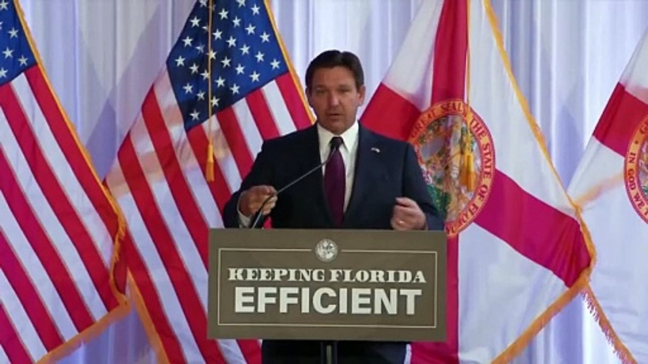 BREAKING VIDEO – Gov DeSantis responds to Byron Donalds running for Florida Gov and he’s NOT impressed