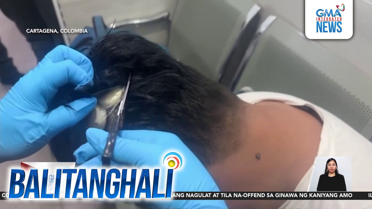 Lalaking sinubukang magpuslit ng 19 cocaine capsules gamit ang peluka, bistado | Balitanghali