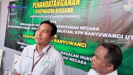 Permudah Penyelesaian Masalah Hukum, Perhutani Banyuwangi Raya Teken MoU dengan Kejaksaan Negeri