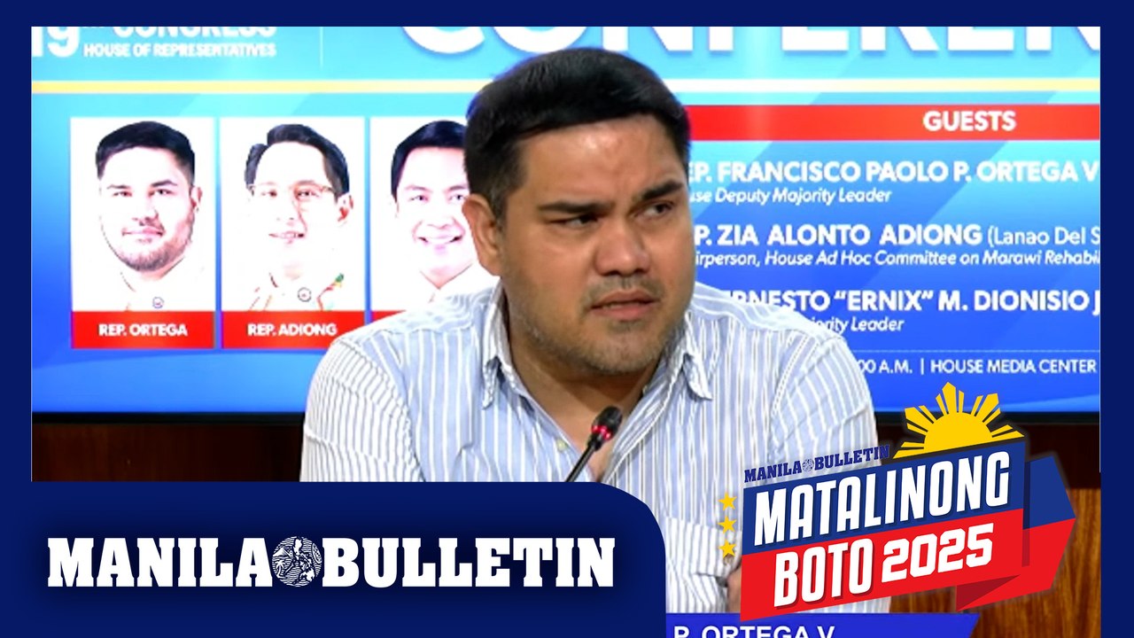 Ortega slams long-shot senatorial bets who resort to attacking House, PBBM