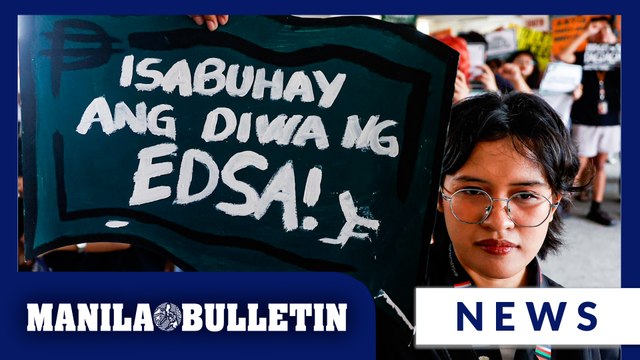 PUP students walk out in protest of continuation of classes on EDSA Anniversary