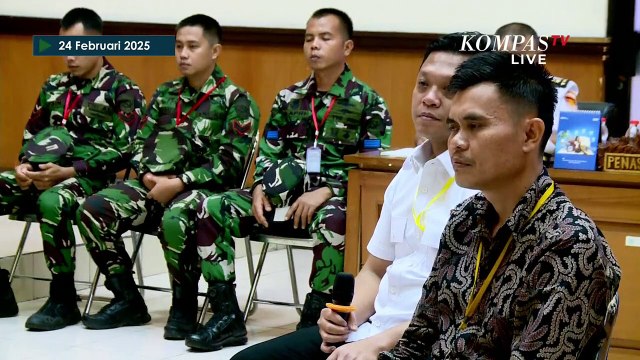 [FULL] Momen Kasat Reskrim Tunjuk Penembak Bos Rental Mobil di PN Militer