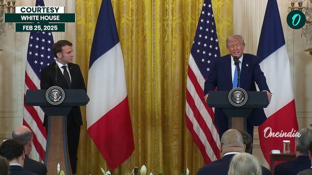 Trump, Macron Clash Over Ukraine, Putin, And Ceasefire Deal Despite Friendly Press Conference
