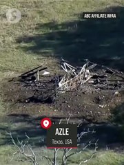 Two survive as small plane crashes and ignites in Tarrant County, Texas
