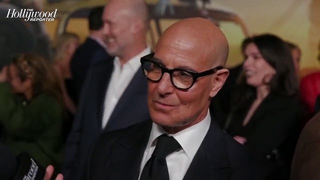 Stanley Tucci on 'Conclave' Awards Win & Reuniting With The Russo Brothers for 'The Electric State' | THR Video