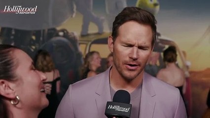 Chris Pratt Reacts to Zoe Saldaña's Awards Season: "She Deserves Every Single Award She's Gotten" | THR Video