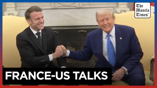 Macron, Trump vow to work together on Ukraine, despite differences