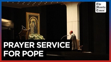 Faithful pray for Pope Francis at St. Peter’s Square