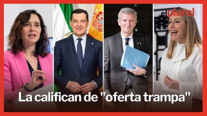 Las comunidades del PP rechazan la condonación de deuda del Gobierno