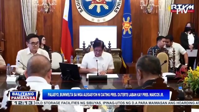 Palasyo, bumuwelta sa mga alegasyon ni dating Pang. Rodrigo Duterte laban kay PBBM