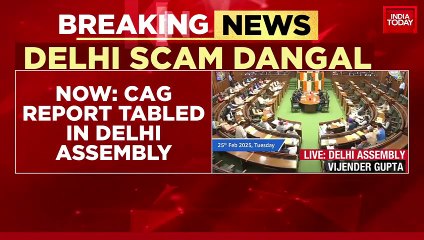 CAG report tabled in Delhi Assembly by Chief Minister Rekha Gupta