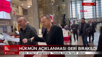 Serdar Ortaç'ın yargılandığı 'Yasadışı bahise teşvik' davası