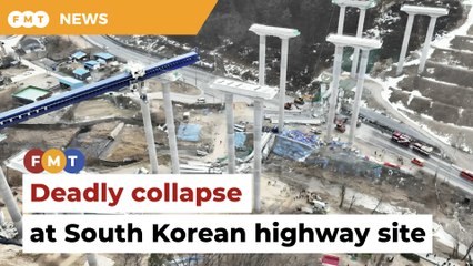 At least four dead in South Korean highway collapse