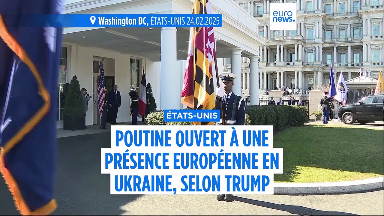 Vladimir Poutine accepterait des soldats de la paix européens en Ukraine, selon Donald Trump