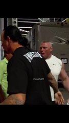 BROCK LESNAR MEETS UNDERTAKER AT BACKSTAGE 👑👀