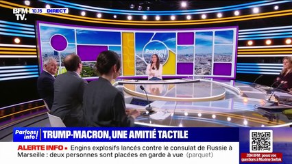 Donald Trump - Emmanuel Macron: une relation tactile et tactique